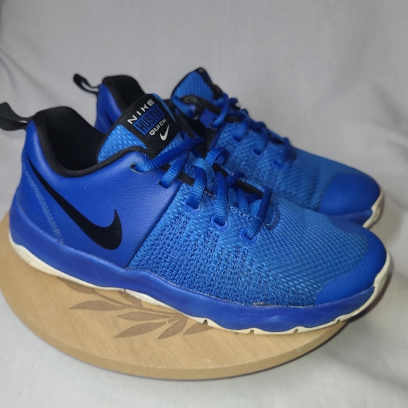Nike Other - Nike Hustle Quick Blue Sneakers Size 5.Y 922690-403